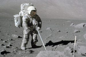 Astronaut on the Moon