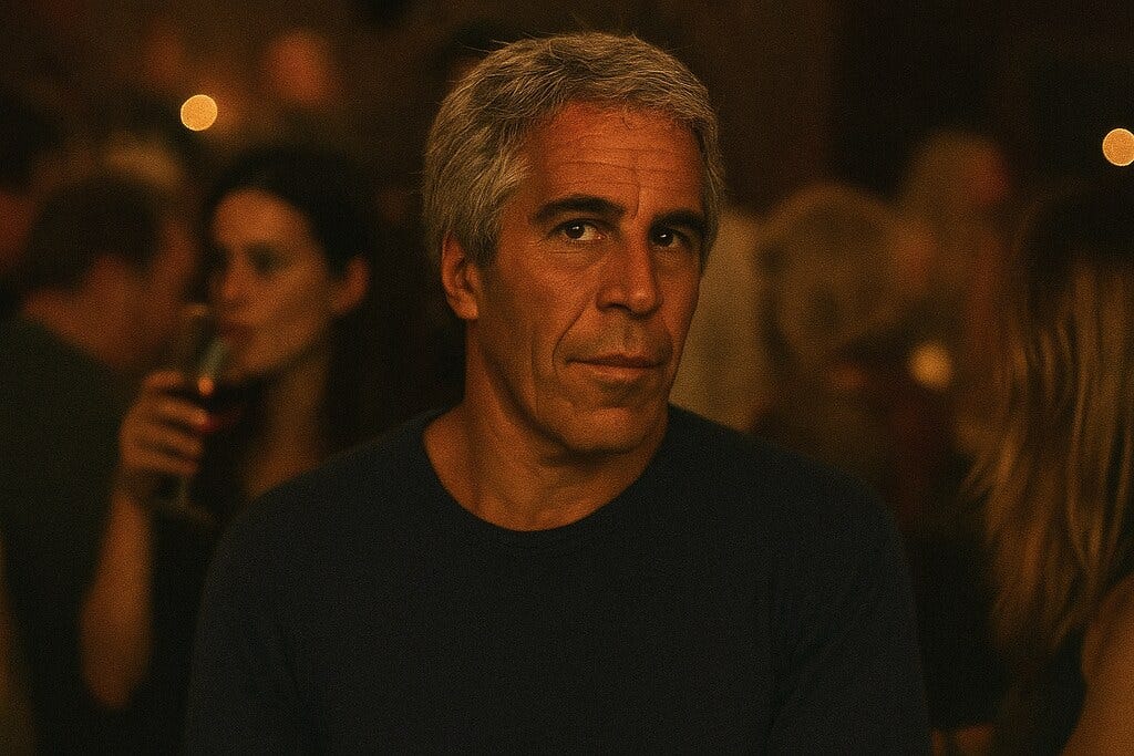 1990s Party Vibe image of Jeffrey Epstein