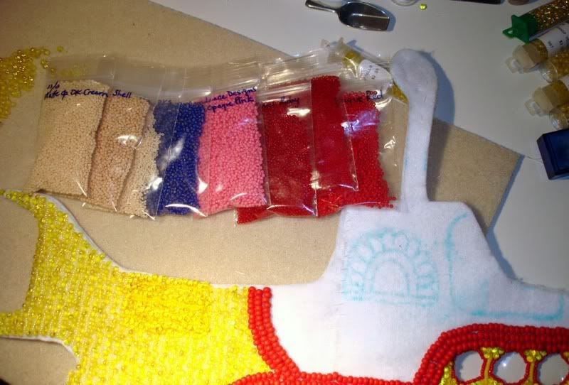 HGTV Mission Organization Seed beads Lone Beader Beaded Beatles Yellow Submarine HGTV Mission Organization Seed beads Lone Beader Beaded Beatles Yellow Submarine