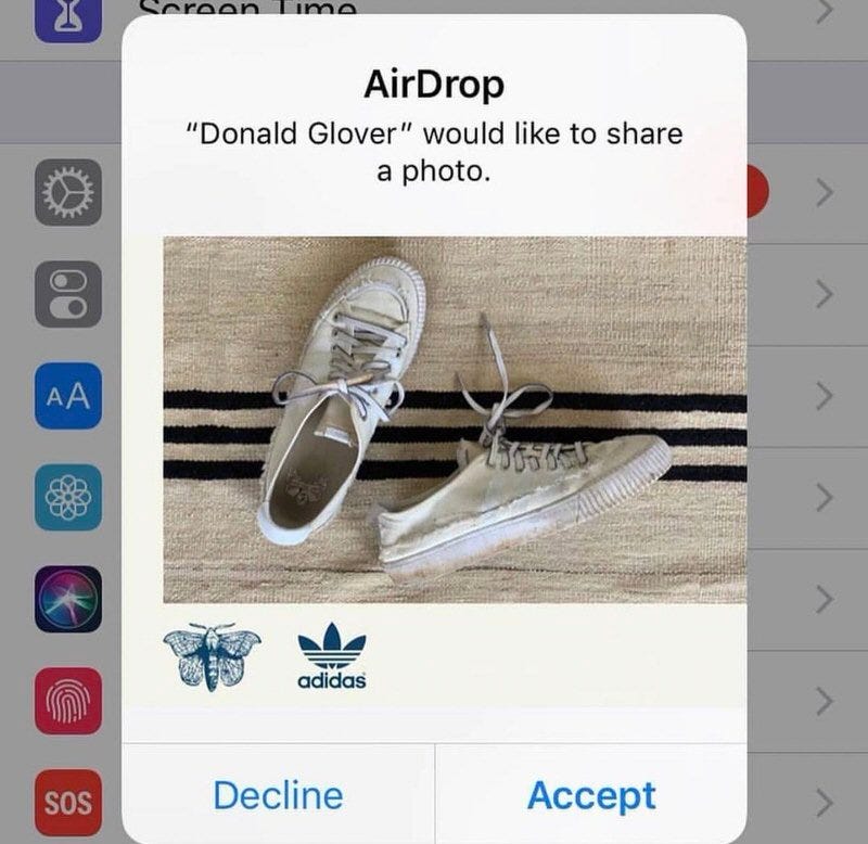 Donald Glover AirDropped His adidas Collab to Fans at Coachella | Nice Kicks