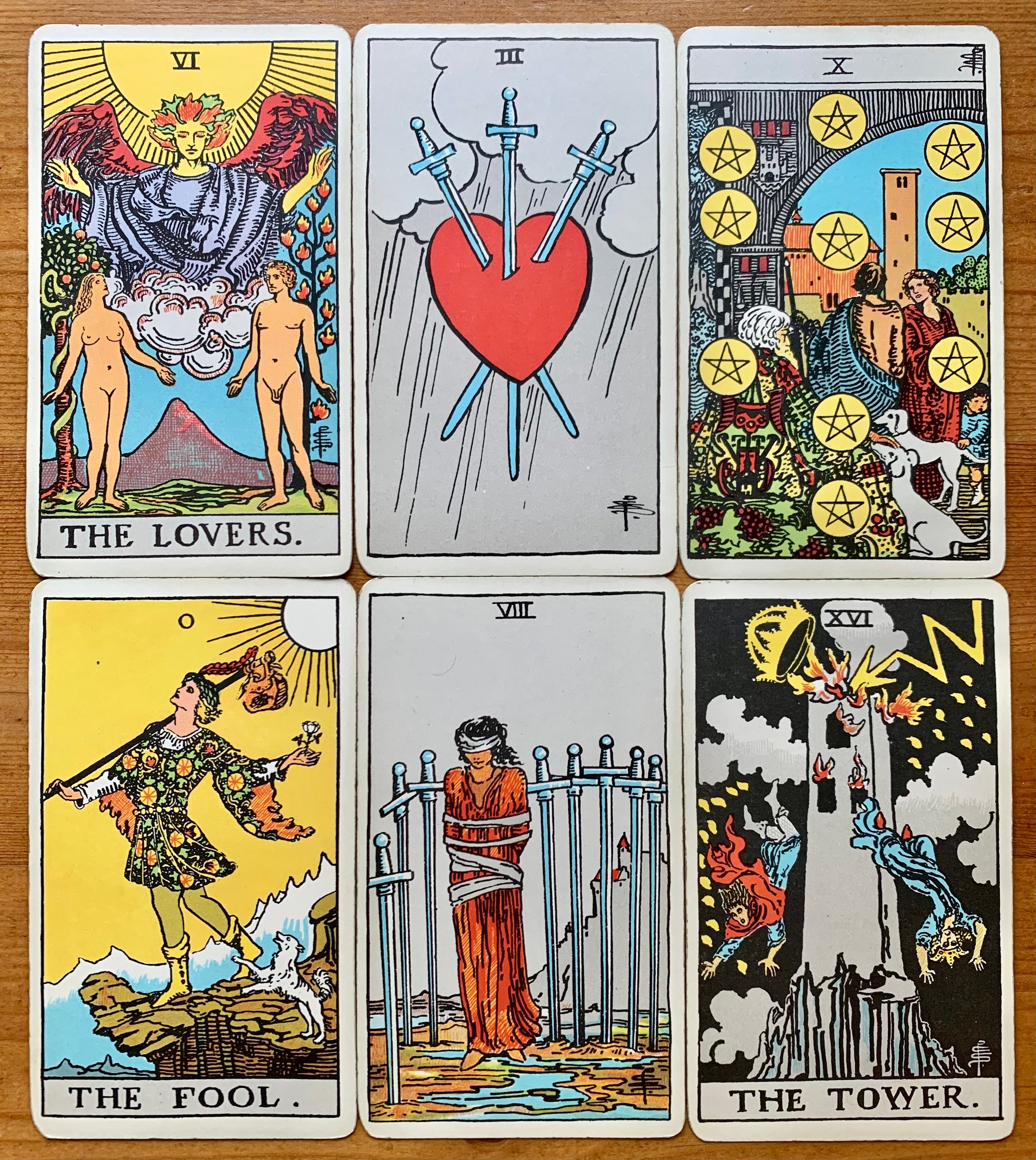 タロット】Eclectic Tarot☆ Zeke's Arcana Colourful Unique Tarot