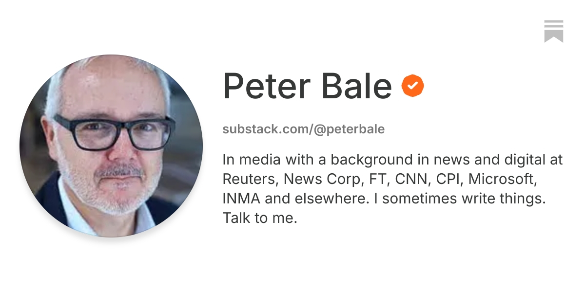 Peter Bale | Substack