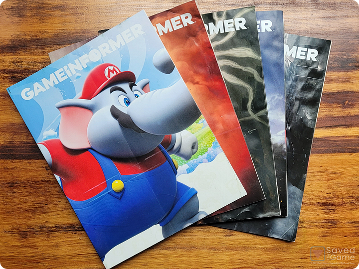 Some of the last copies of the Game Informer Magazine | Photo: Joe from The Saved Game