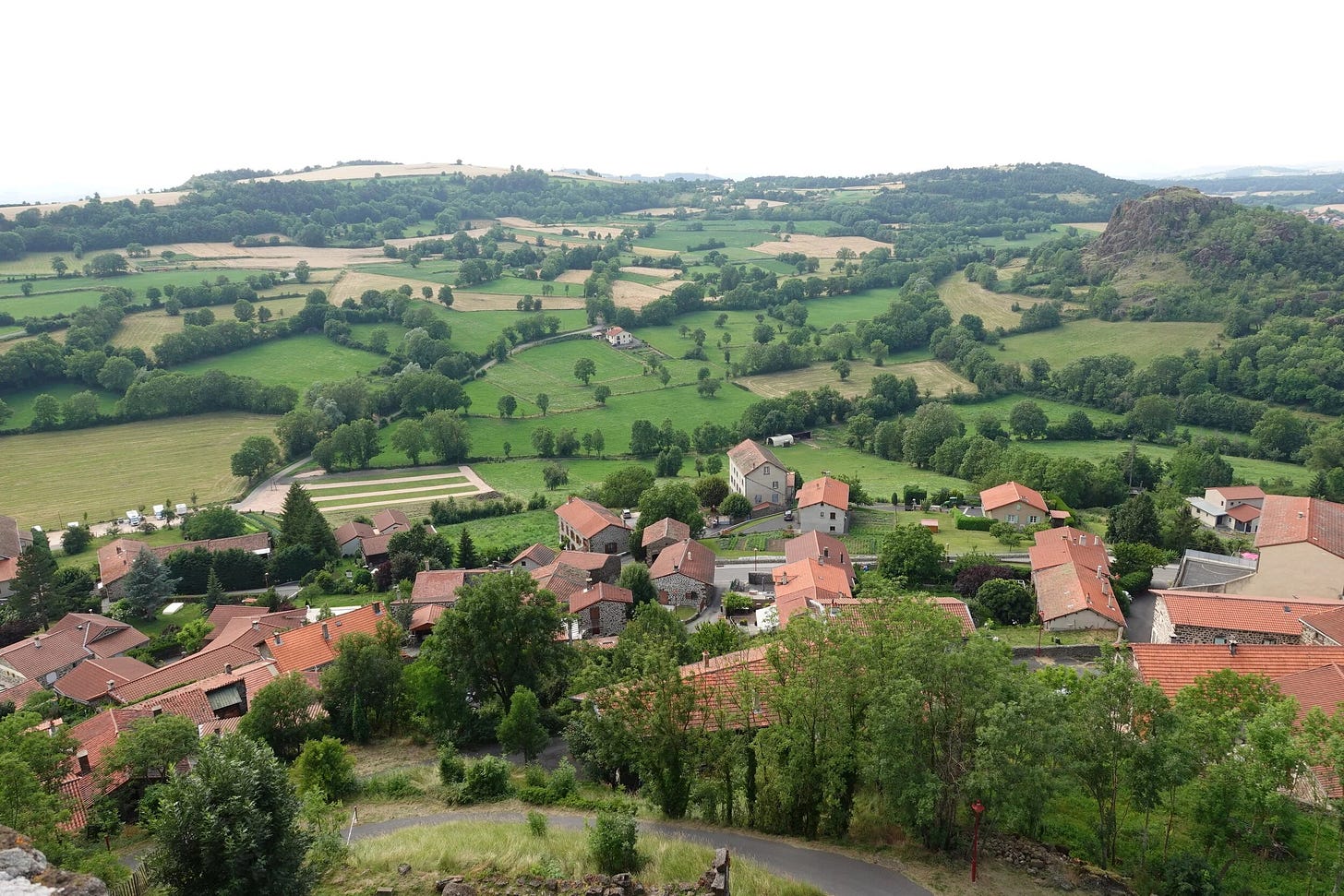 Views from the hills of Village de Polignac Views from the hills of Village de Polignac
