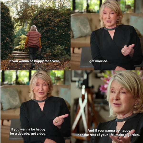 Martha Stewart: If You Want To Be Happy....Plant A Garden - Garden Advice - November 2024 Martha Stewart: If You Want To Be Happy....Plant A Garden - Garden Advice - November 2024