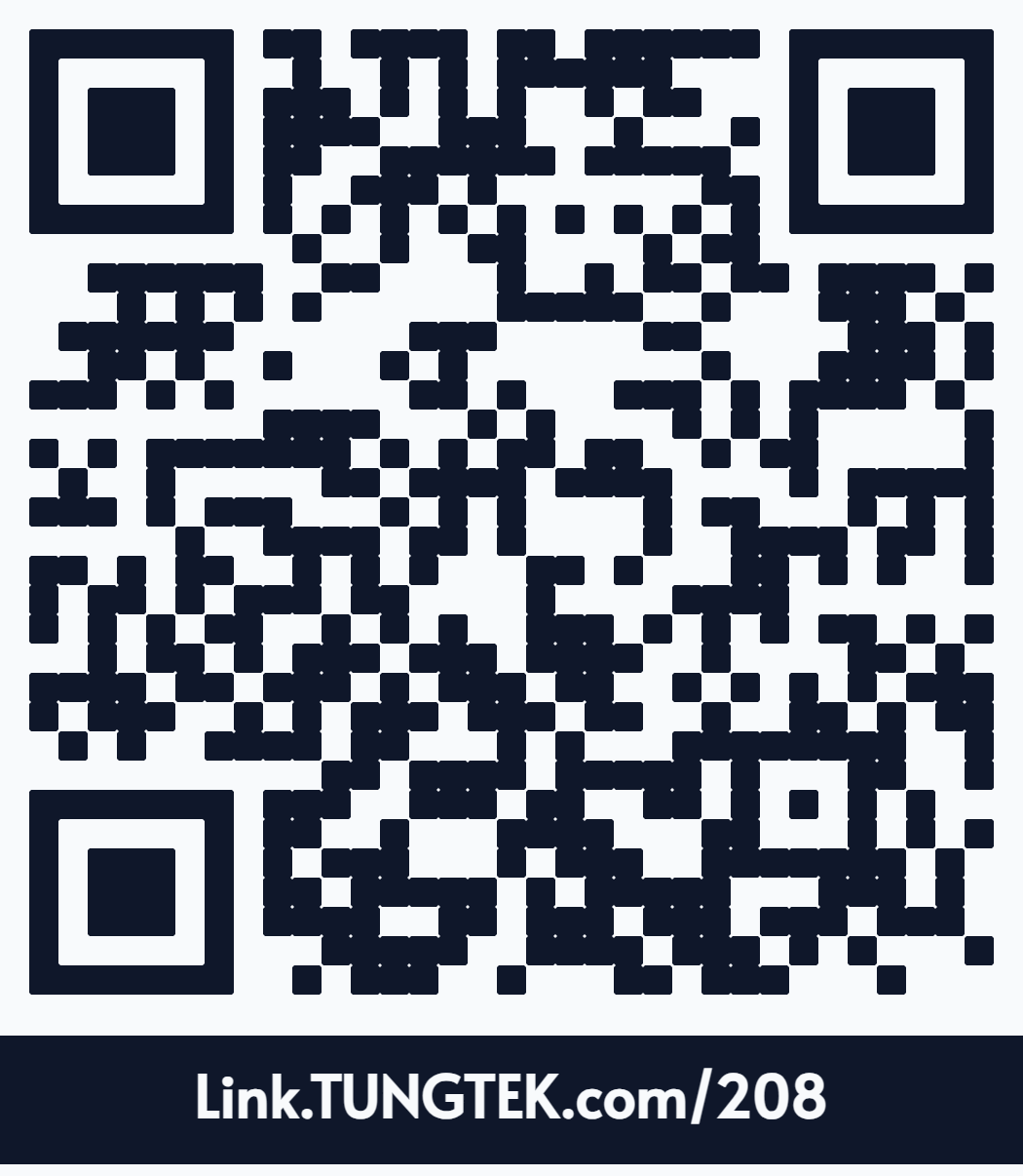 QRTEK gốc. Quét mở TEKLink208; giữ nguyên ảnh và mã theo dõi.