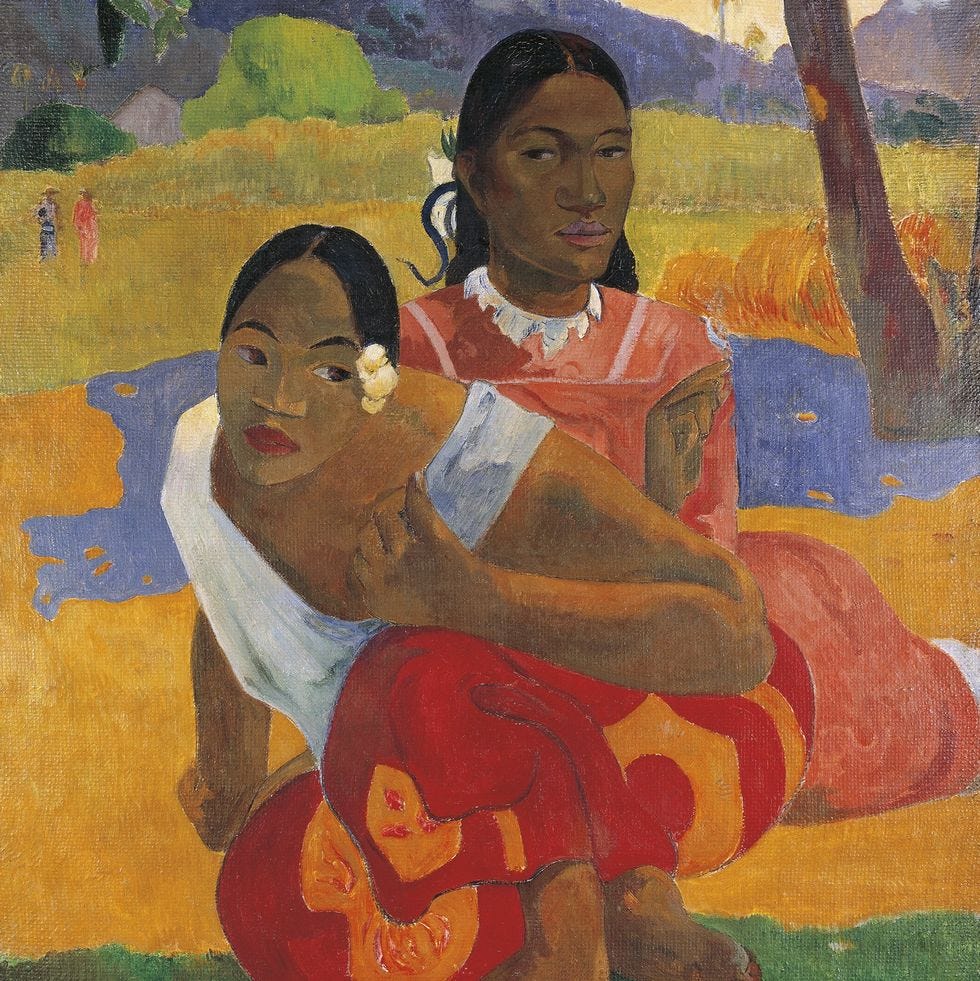 paul gauguin 1848 1903, nafea faaipoipo when are you getting married, 1892, oil on canvas