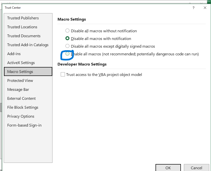 Macro Visual Basic Features Instalación VBA (Visual Basic for Applications)