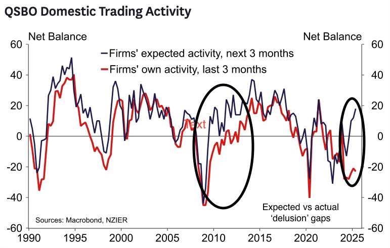 Behold, another Quarterly Survey of Business Delusion