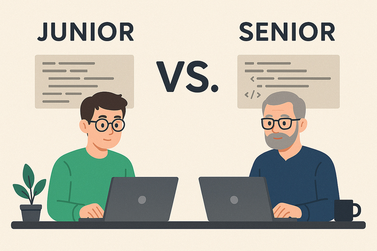 Junior vs. Senior Software Developer: More Than Just Years of Experience |  by Thiraphat Phutson | Jul, 2025 | Medium