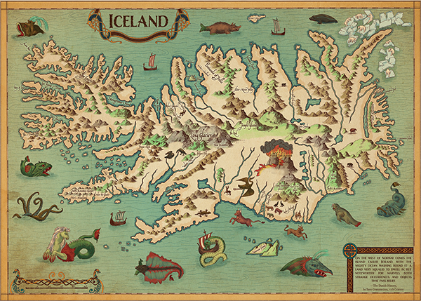 Map of Iceland Map of Iceland