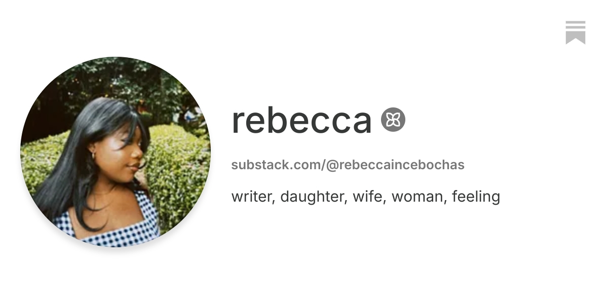 rebecca | Substack