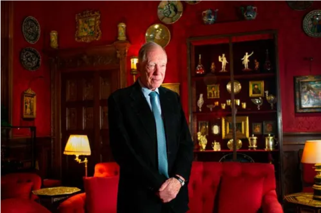 Lord Jacob Rothschild at his family's ancestral estate Waddesdon Manor in Buckinghamshire, England, August 2019.Lord Jacob Rothschild at his family's ancestral estate Waddesdon Manor in Buckinghamshire, England, August 2019.