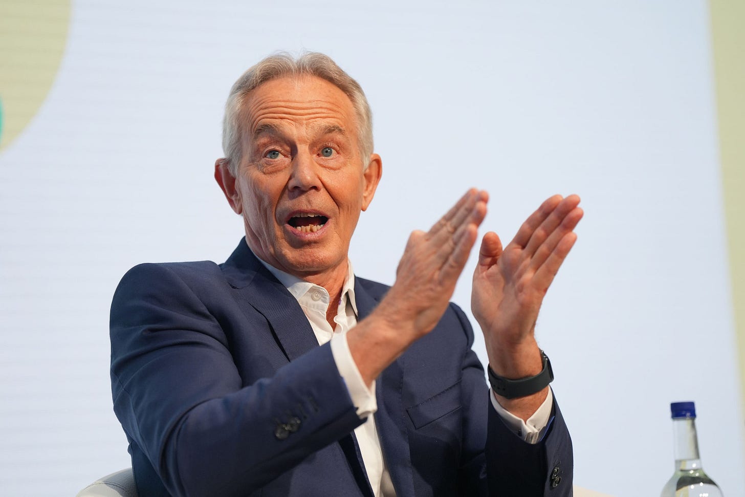 Sir Tony Blair praised Andy Burnham and Wes Streeting in the essay (Yui Mok/PA)