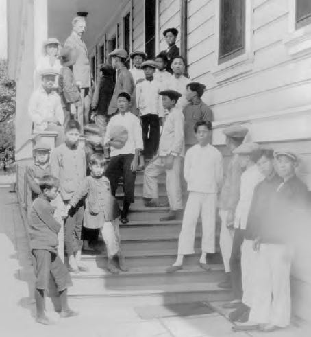 Japanese immigrants awaiting
