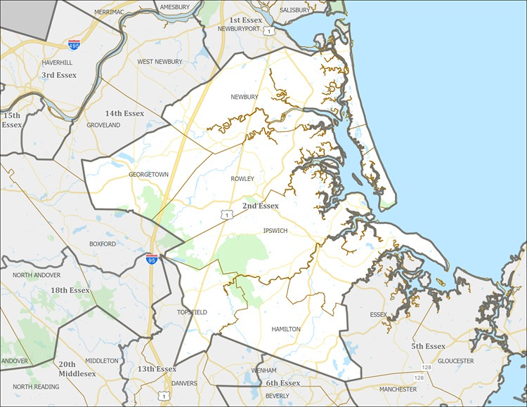 District Map of 2nd Essex