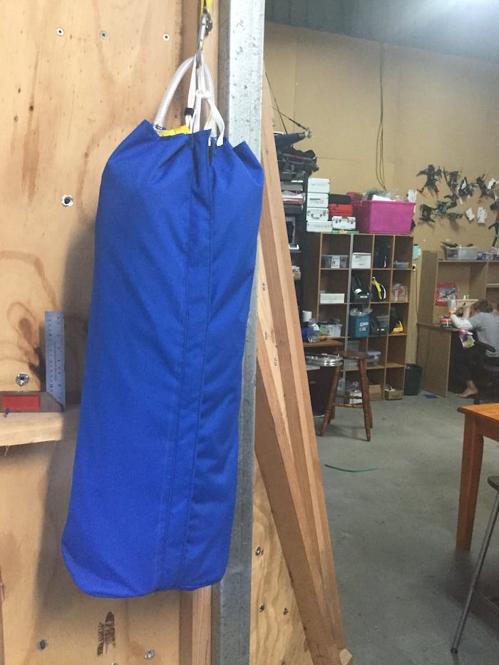 Version 3 of the Haulsack--still a prototype but coming along.  Very compact--inside is the ledge, fly and flypole.