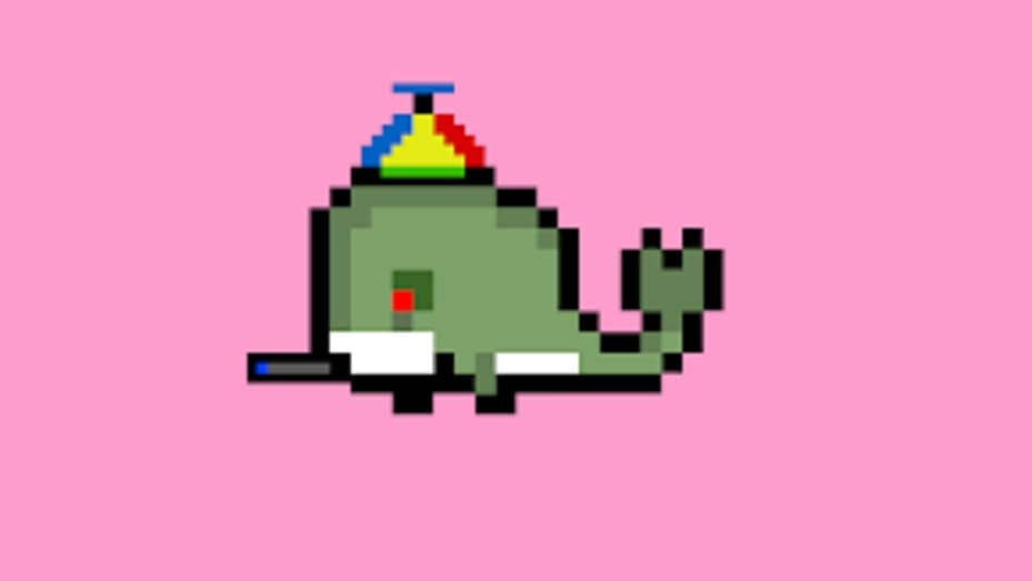 One of Benyamin Ahmed's Weird Whales, number 1523.