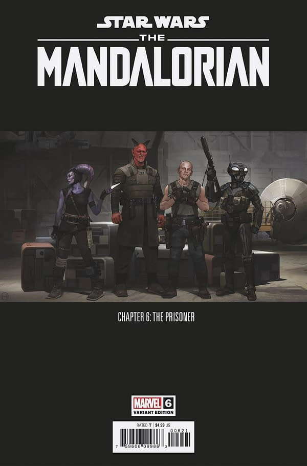Cover image for STAR WARS: THE MANDALORIAN 6 CONCEPT ART VARIANT