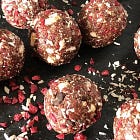 Recipes - Raspberry chocolate bliss balls