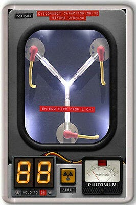 Back To the Future Delorean Flux Capacitor Fridge Magnet | eBay Back To the Future Delorean Flux Capacitor Fridge Magnet | eBay