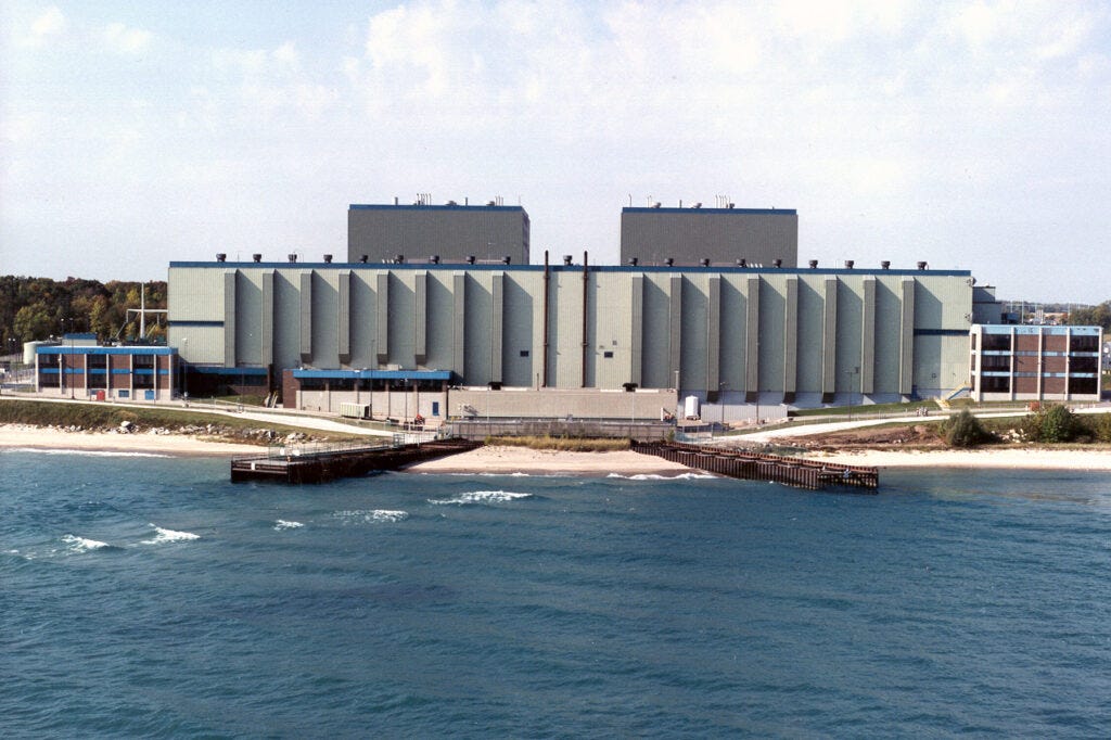 A view of the Point Beach Nuclear Plant near Two Rivers, Wis. Credit: FPL/NRC