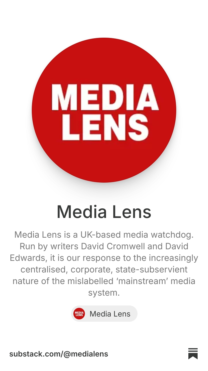 Media Lens | Substack