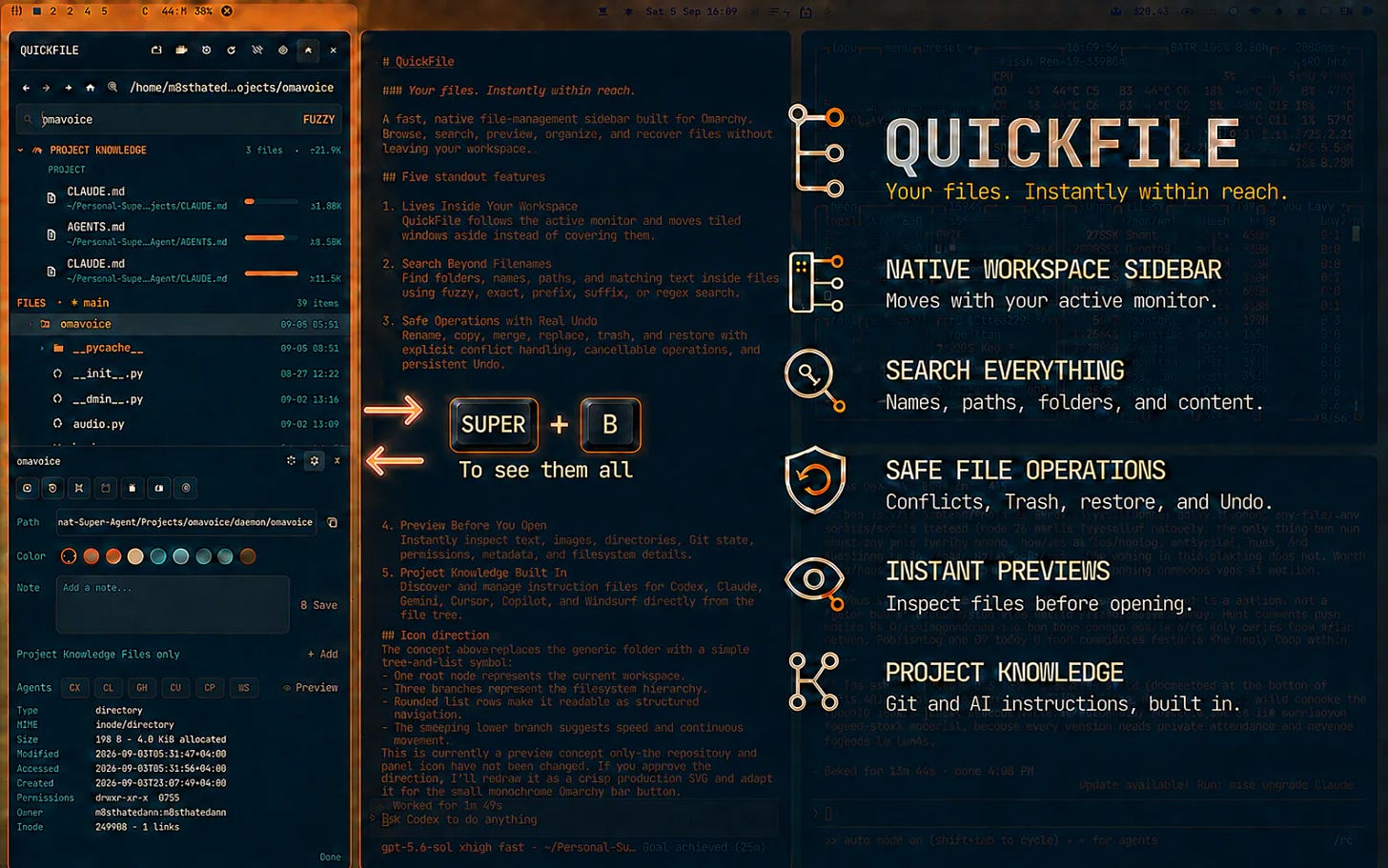 QuickFile desktop preview