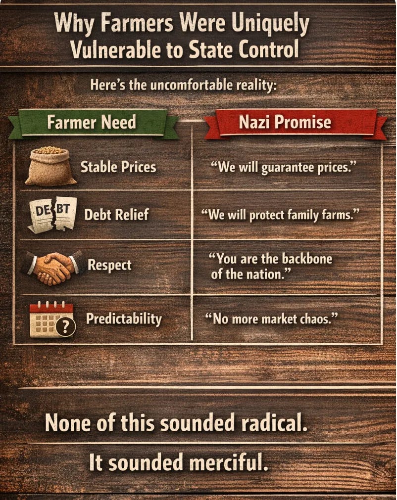 The Quiet Takeover: How Germany Lost Agricultural Freedom. Are We Repeating History? Part Two. The Quiet Takeover: How Germany Lost Agricultural Freedom. Are We Repeating History? Part Two.
