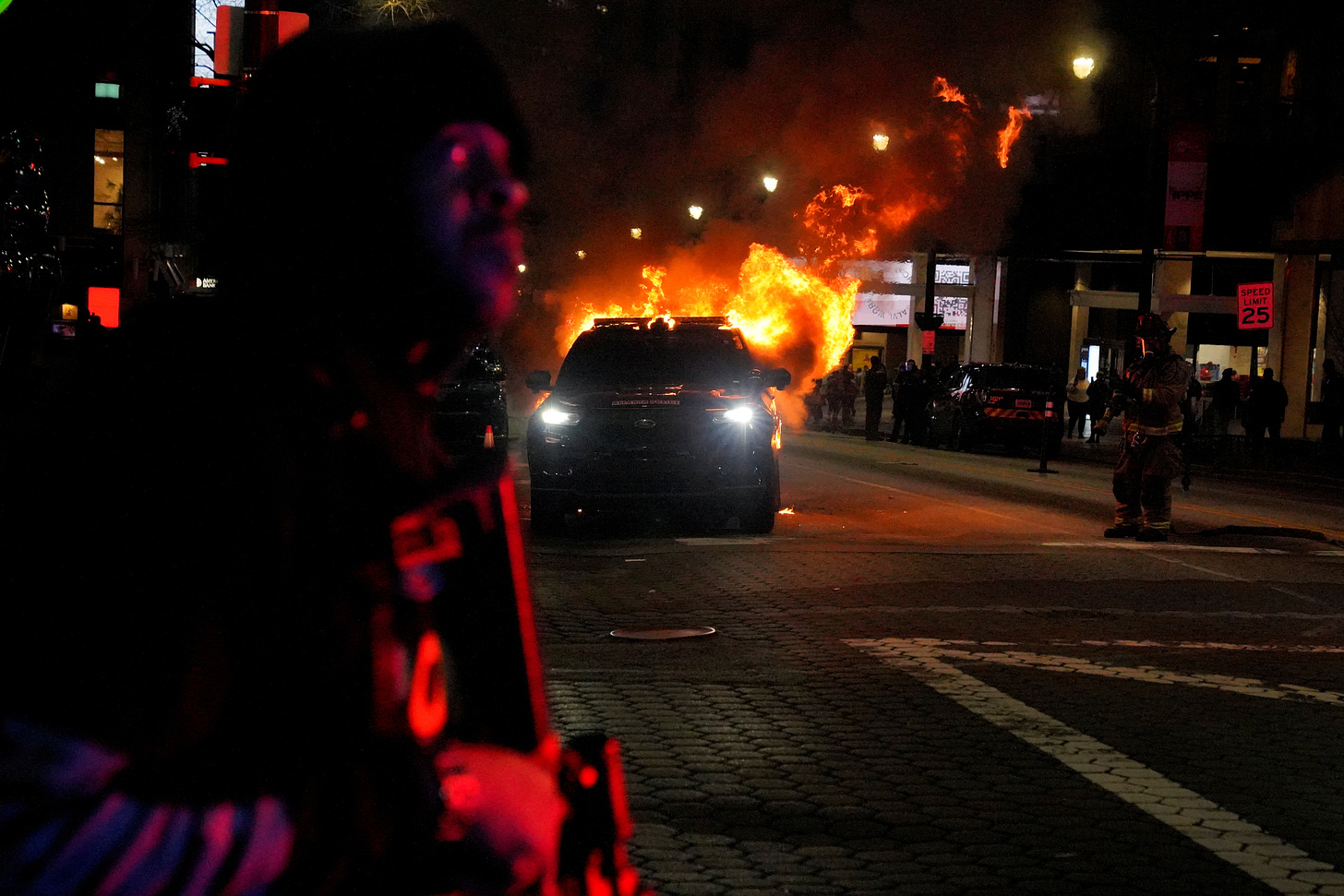 People gather for protests following death of protester in Atlanta