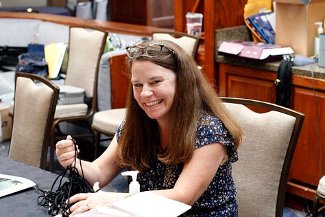 An assortment of people and scenes from Armadillocon 2024, held September 6-8 in Austin, Texas. 