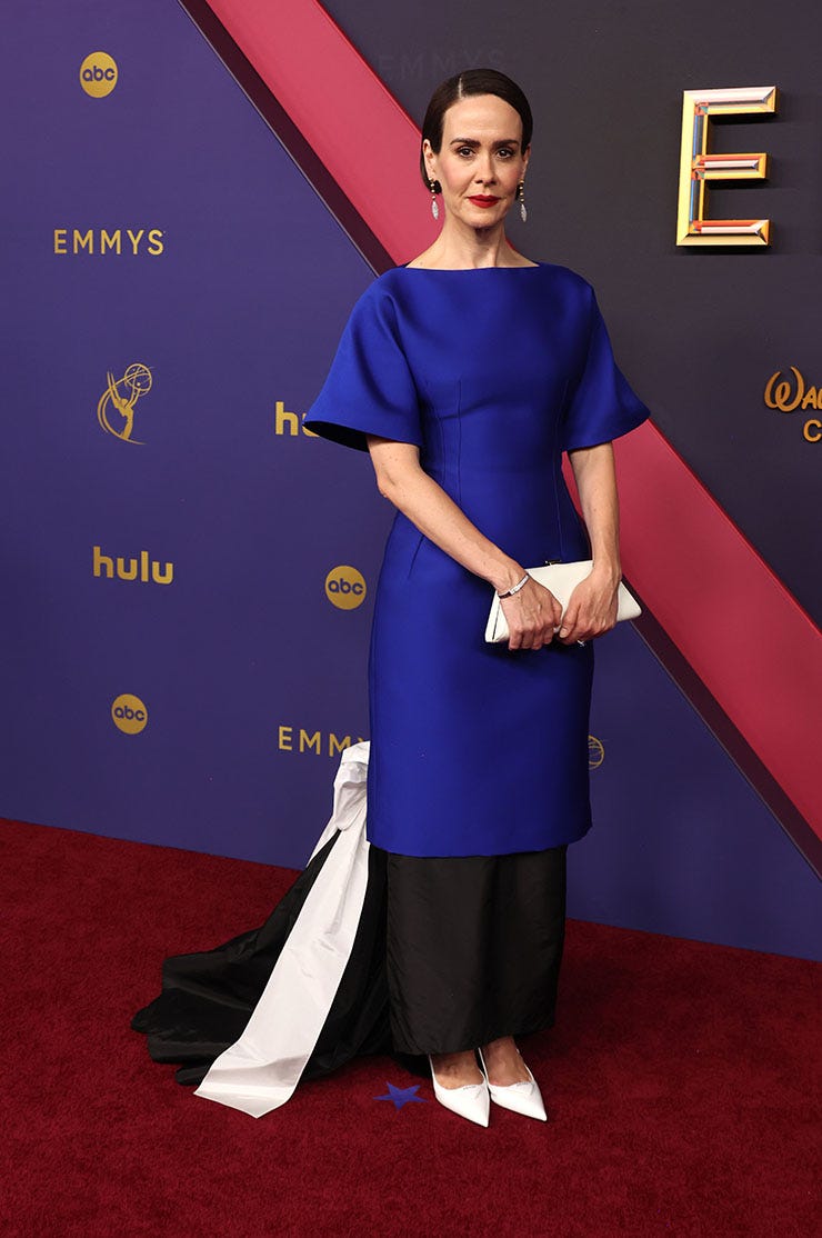 Sarah Paulson Wore Prada To The 2024 Emmy Awards