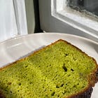 matcha & lemon loaf