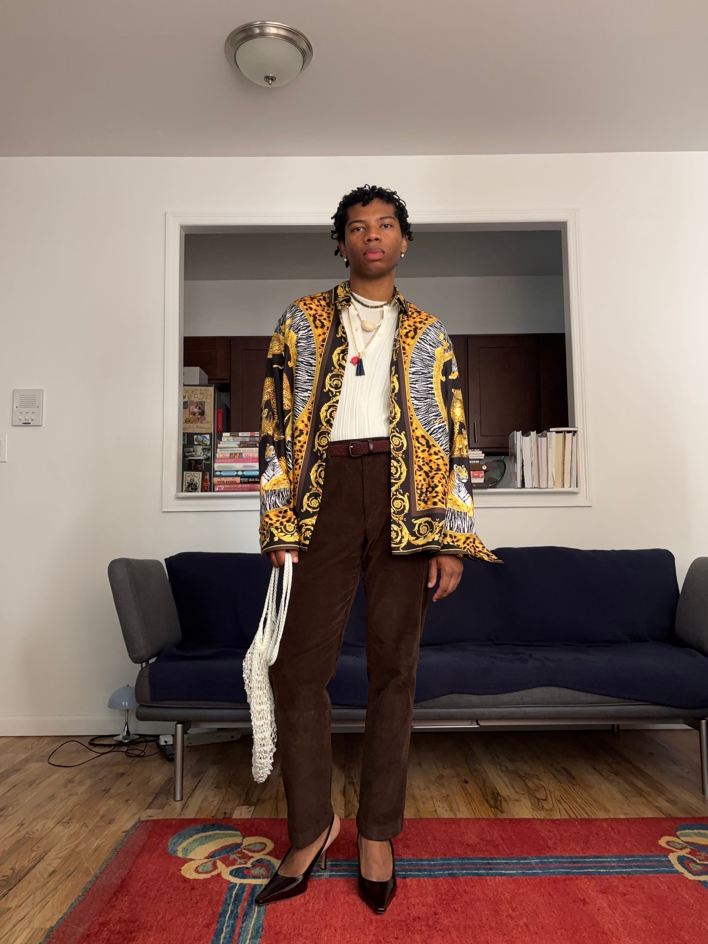 Power to the chocolate brown corduroys - by Jalil Johnson