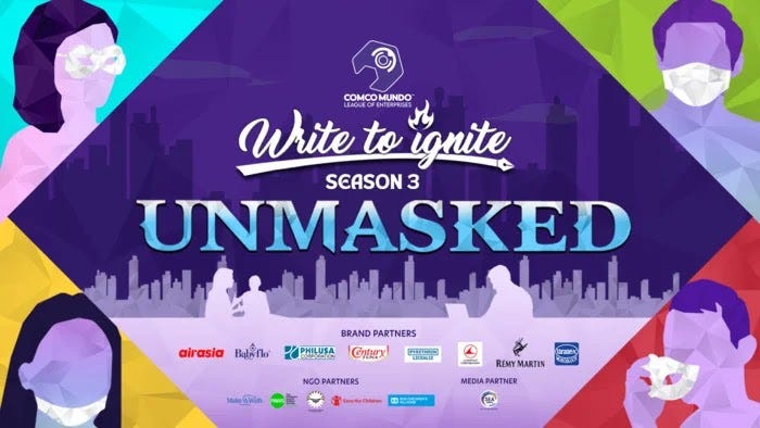 UNMASED Write To Ignite Season 3 UNMASED Write To Ignite Season 3