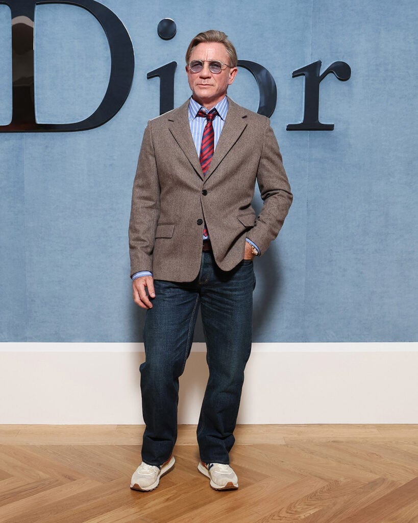 Daniel Craig attends the Dior Homme Menswear Spring/Summer 2026 show