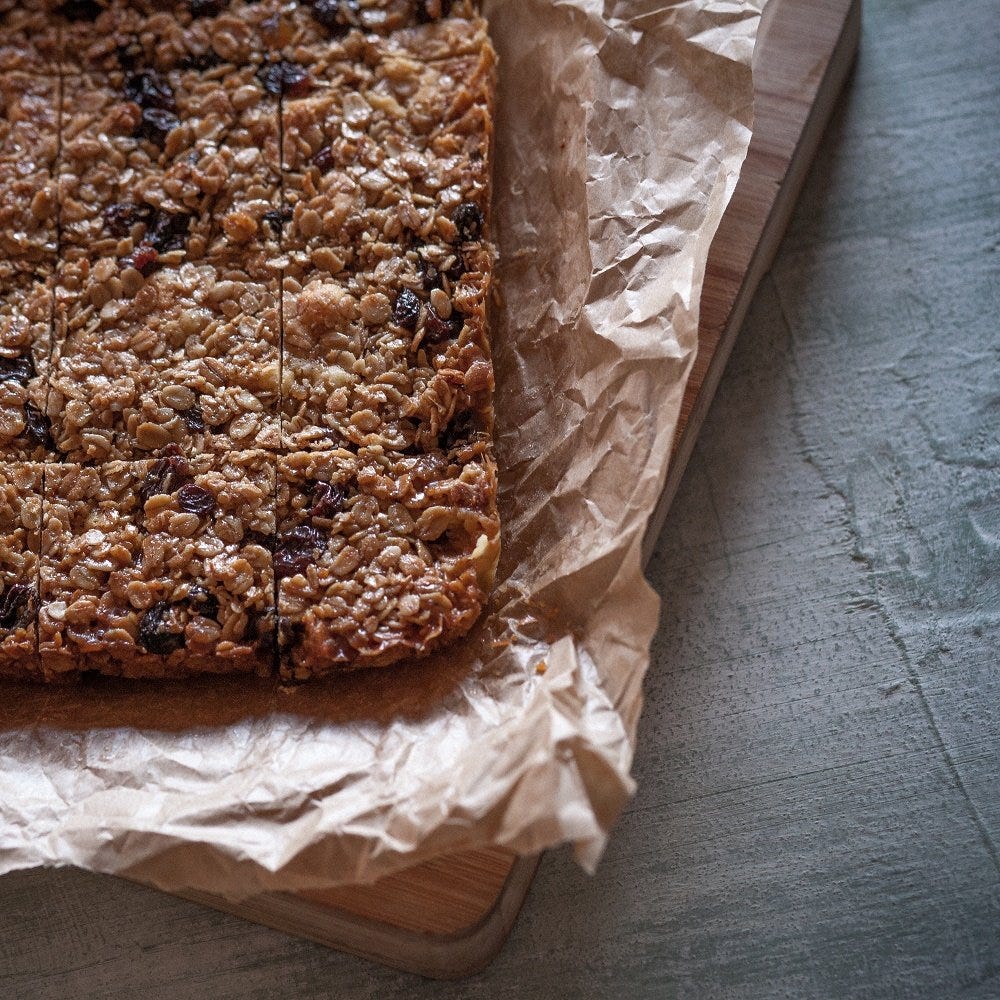 simnel Easter flapjack