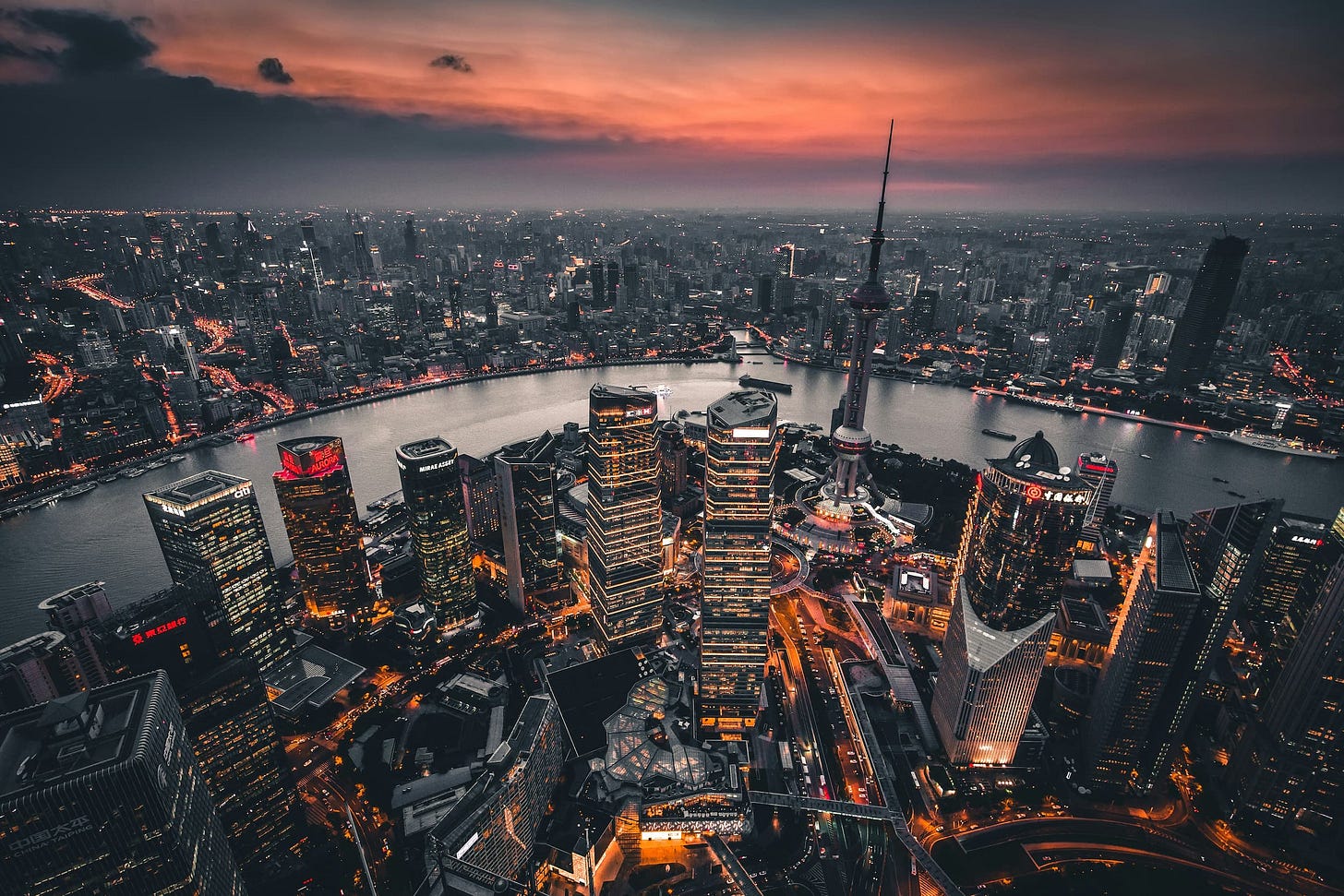 Jin Mao Tower rooftop, Shanghai. January 2019.