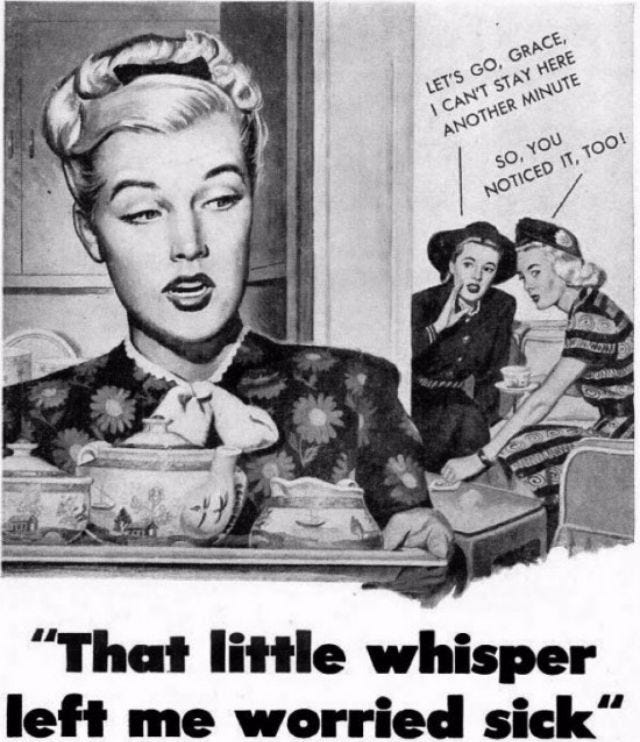 Early Midol ads pushed women to ignore period discomfort and maintain productivity, reinforcing societal expectations. Early Midol ads pushed women to ignore period discomfort and maintain productivity, reinforcing societal expectations.