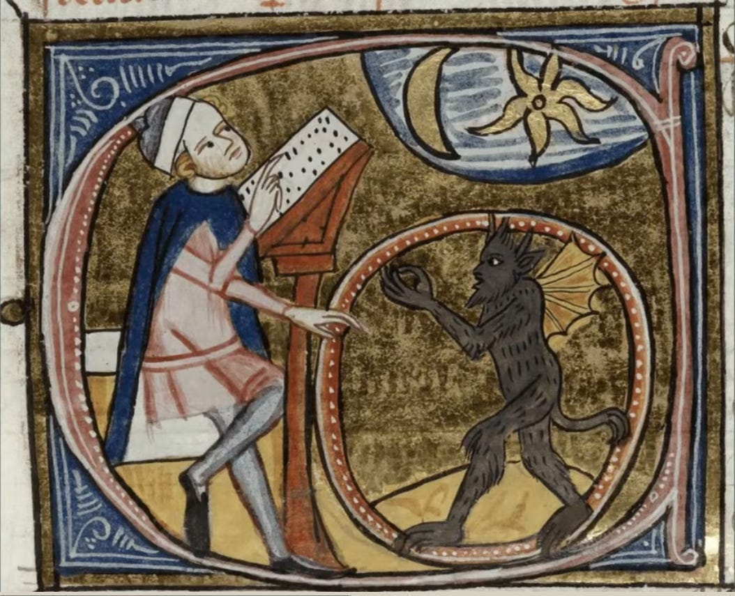 A close-up of a medieval manuscript

AI-generated content may be incorrect.