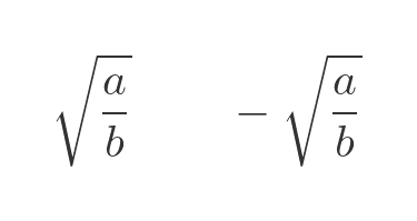 Example of algebraic number