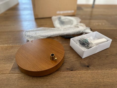Canvas Lamp unboxing