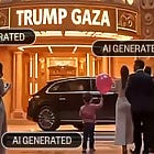 "Trump Gaza" AI video creators say they don't want to be the president's 'propaganda machine' " by Ben Goggin