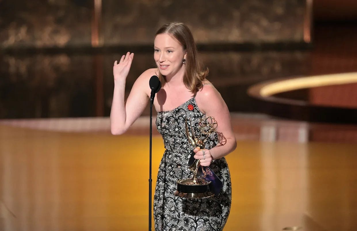 Hacks' star Hannah Einbinder, in her first Emmy win: 'Go Birds, f--- ICE  and Free Palestine'