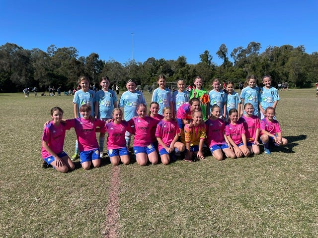 Capalaba Bulldogs dress in pink to raise money for cancer