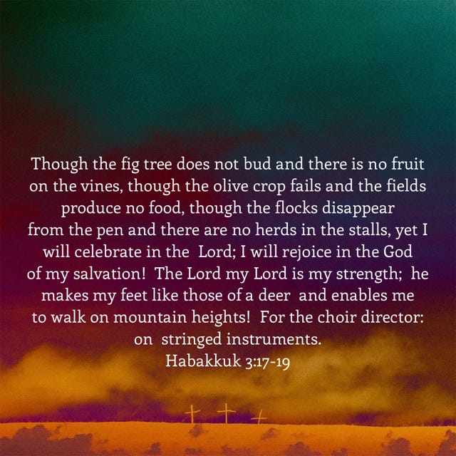 Though the Fig Tree Does Not Bud