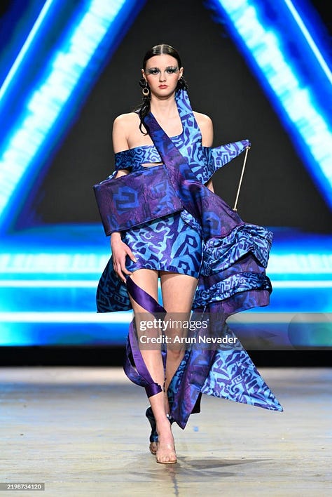 Imprints of Time NYFW new york fashion week 2025 cfda fashion trends emerging designer global fashion collective