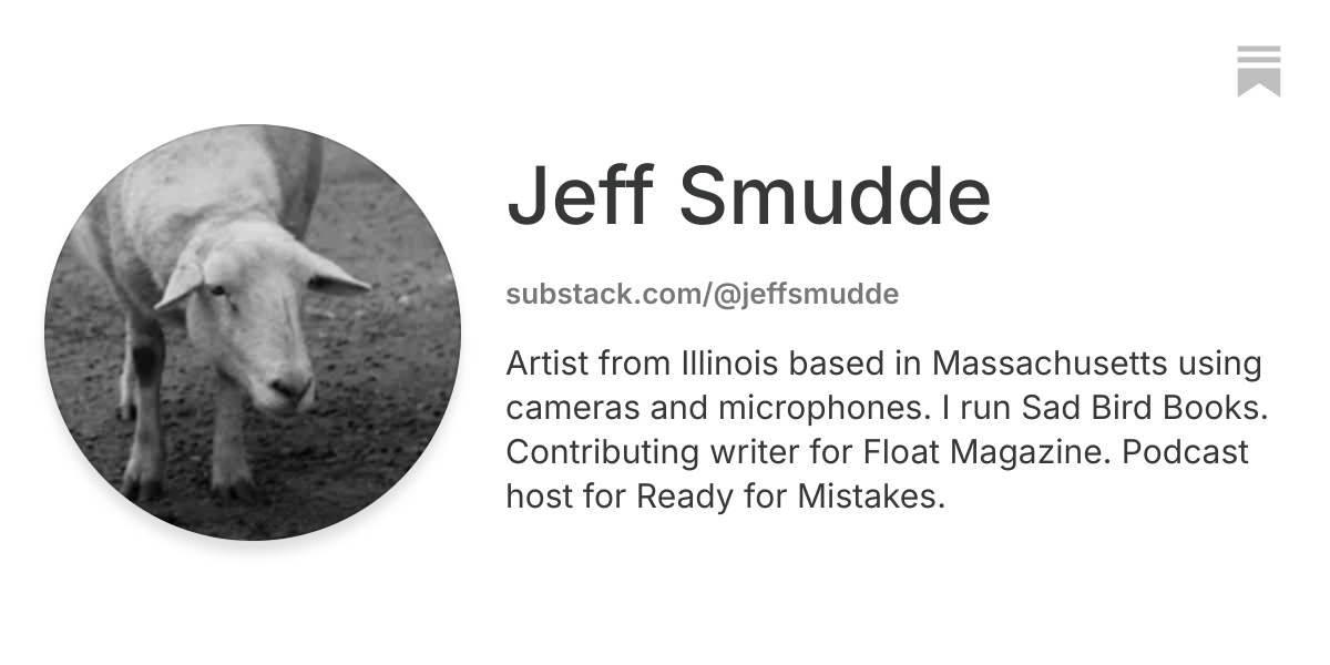 Jeff Smudde | Substack