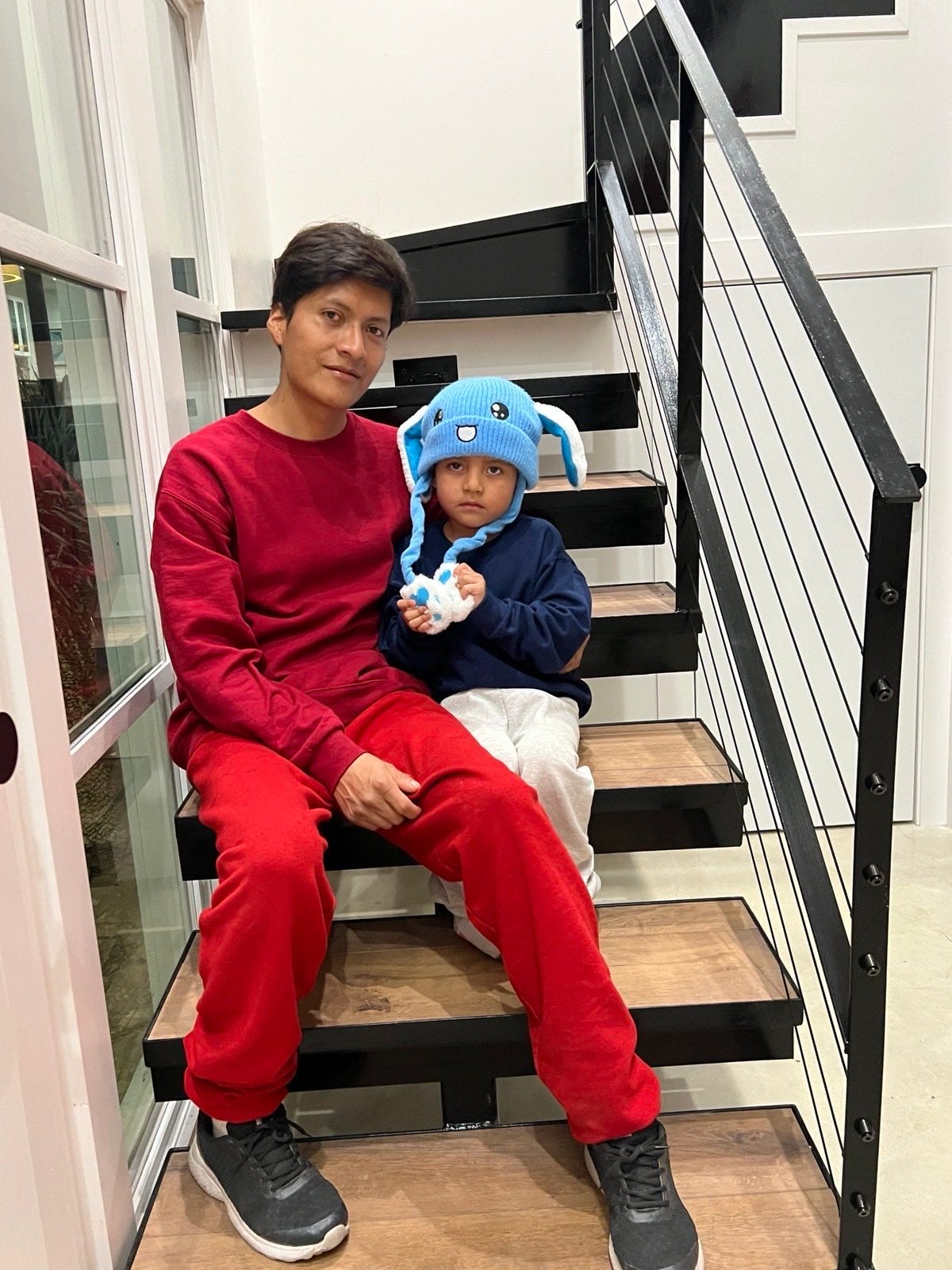 Adrian Conejo Arias and his son, Liam Conejo Ramos, after being released from ICE detention.1 February 2026 Public Domain Adrian Conejo Arias and his son, Liam Conejo Ramos, after being released from ICE detention.1 February 2026 Public Domain