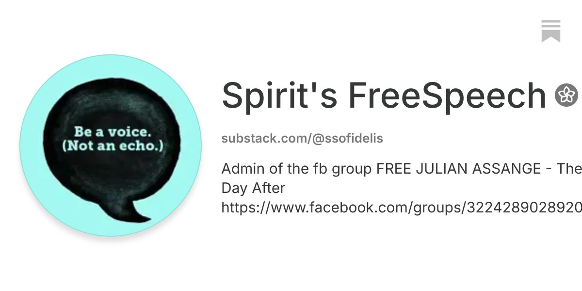 Spirit's FreeSpeech | Substack